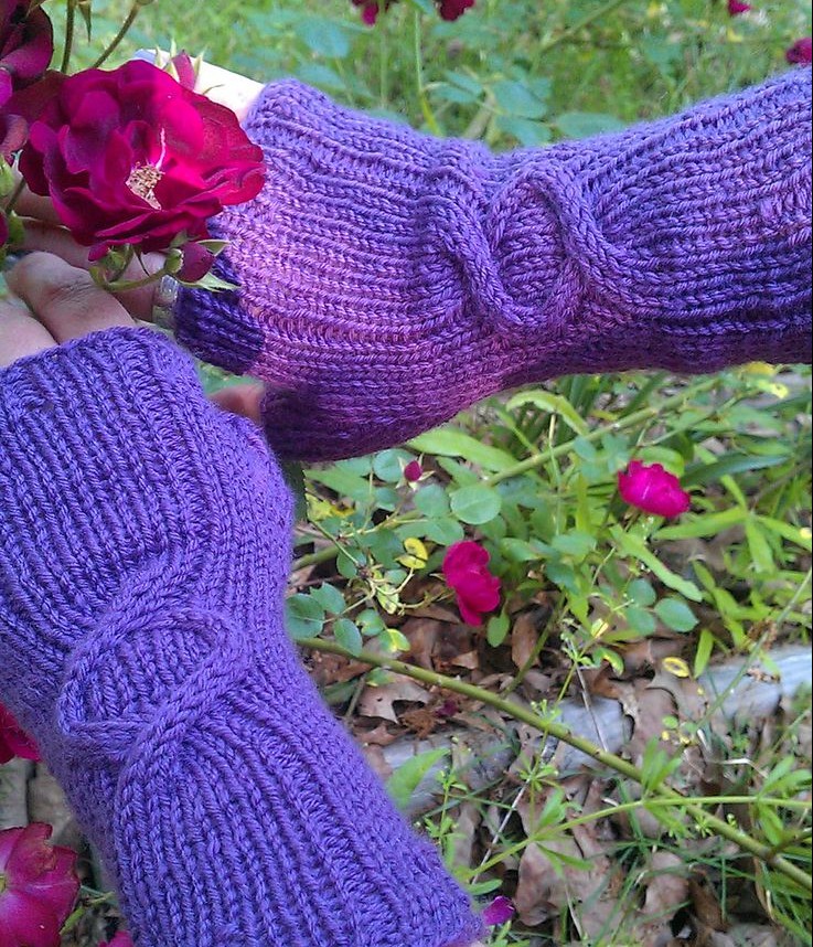 Wrist and Hand Warmer Knitting Patterns In the Loop Knitting
