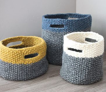 Storage Knitting Patterns | In the Loop Knitting