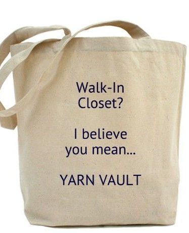 Walk in closet? I believe you mean YARN VAULT