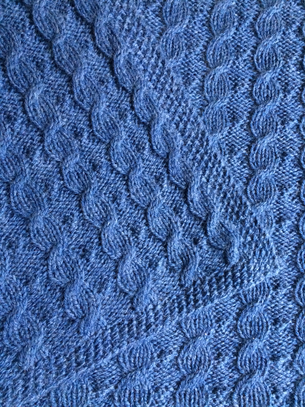 Reversible baby discount blanket knitting pattern