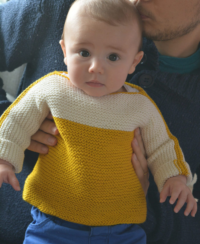 Easy Garter stitch baby sweater..# free #knitting #pattern ...