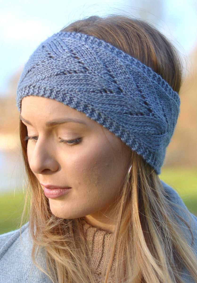 Calentadores de orejas Diadema Patrones de tejido In the Loop Knitting