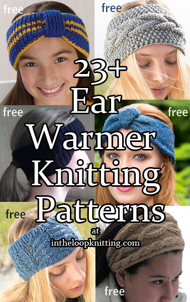 Earwarmer Headband Knitting Patterns 