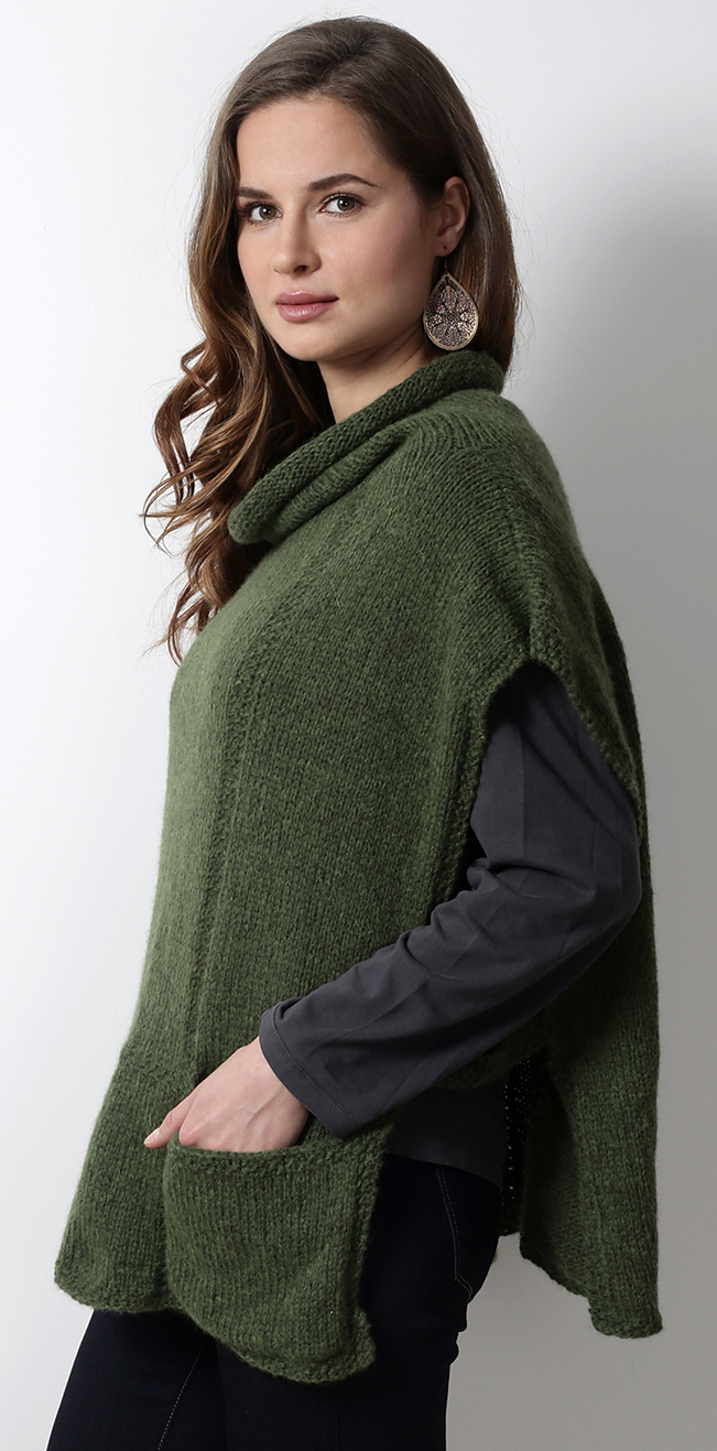 Modern Poncho Knitting Patterns | In the Loop Knitting