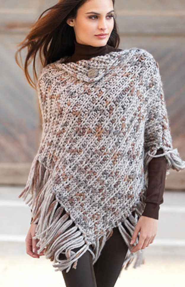 Modern Poncho Knitting Patterns In the Loop Knitting