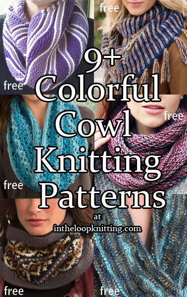 Colorful Cowl Knitting Patterns