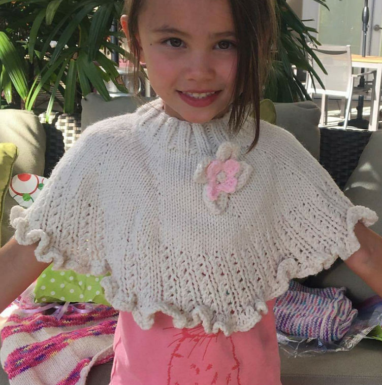 Ponchos for Babies and Children Knitting Patterns | In the ...