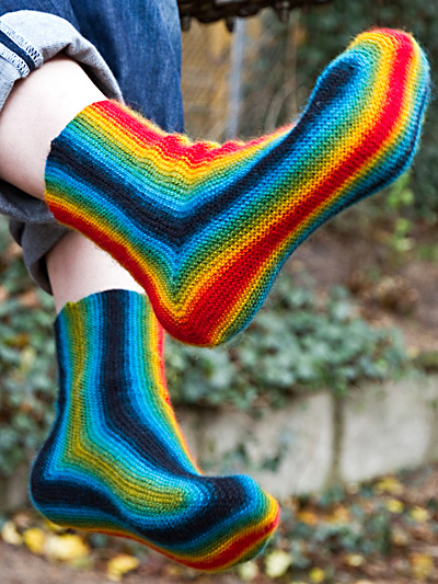 Rainbow Knitting Patterns In the Loop Knitting