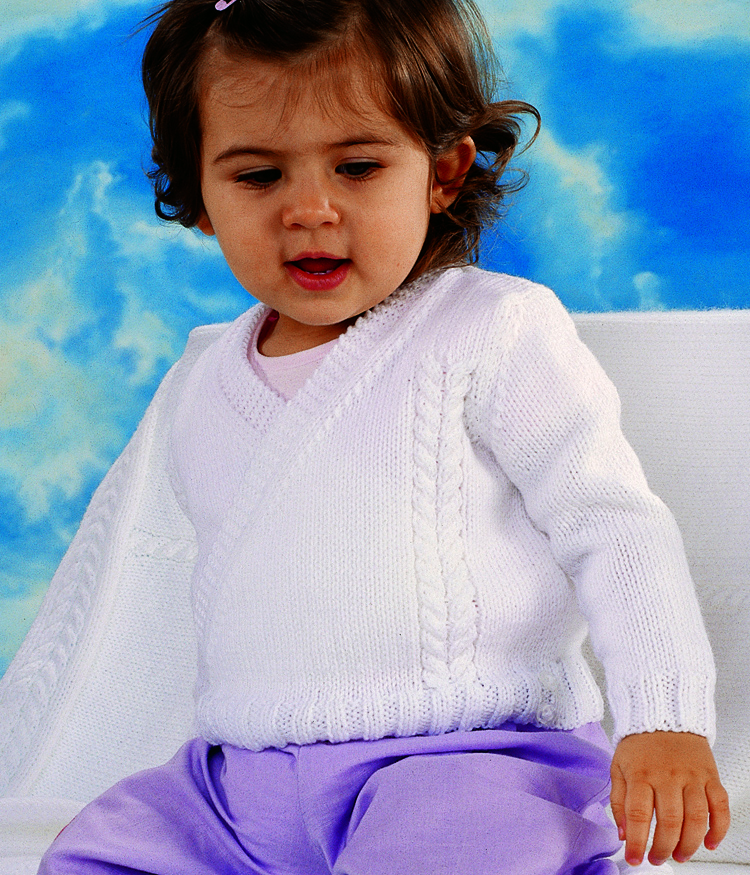 Baby Wrap Sweater Knitting Patterns In the Loop Knitting