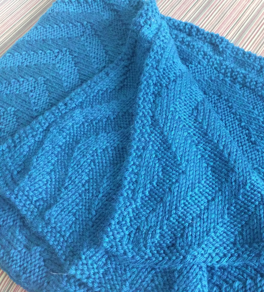 Reversible Blanket Knitting Patterns In the Loop Knitting