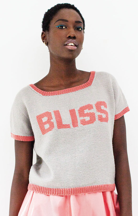 Free Knitting Pattern for Bliss Top