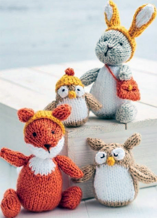 Woodland Animal Knitting Patterns | In the Loop Knitting