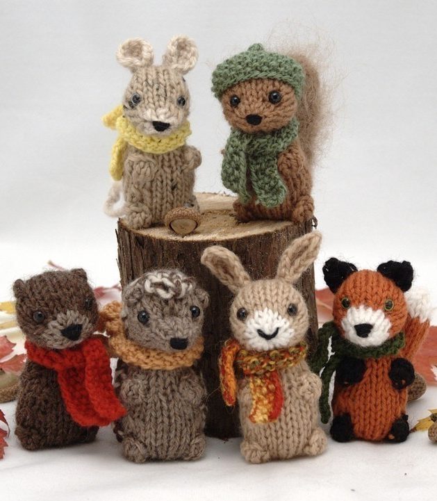 Woodland Animal Knitting Patterns In the Loop Knitting