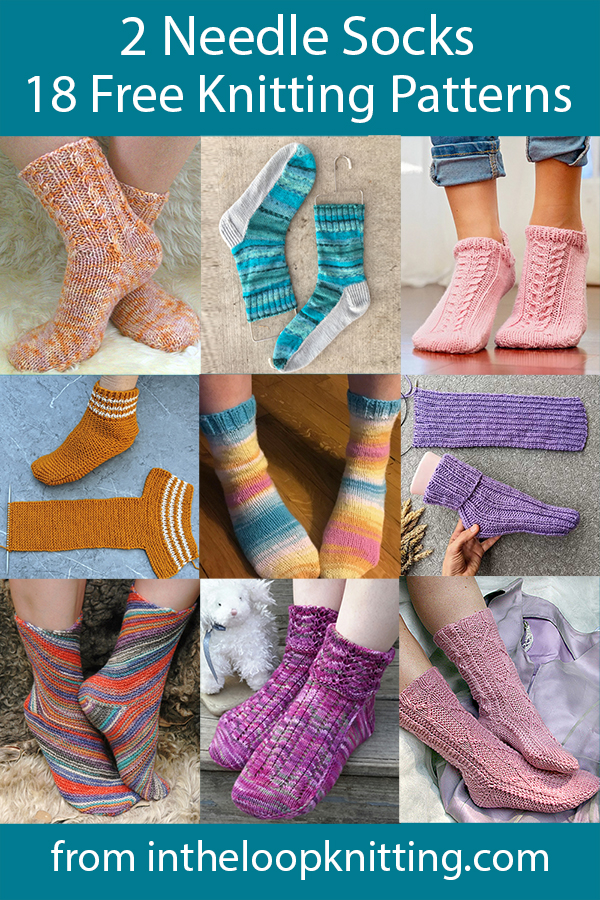 Flat Sock Knitting Patterns. Knitting patterns for socks knit flat or sideways with 2 needles (straight or circulars). Most patterns are free.