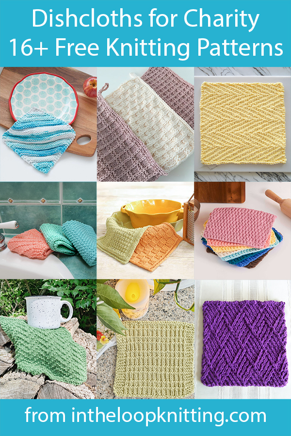 Dishcloth Set Knitting Patterns. Knitting patterns for dish and wash cloths that come in matching sets. Also can be used for afghan blocks.