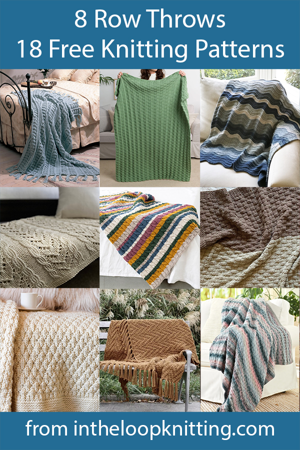 Lap Blanket Knitting Patterns. Most patterns are free.