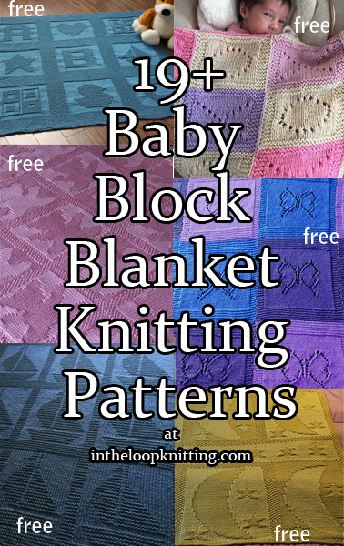 Block Baby Blanket Knitting Patterns In the Loop Knitting