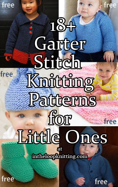 Garter Stitch Baby Knitting Patterns