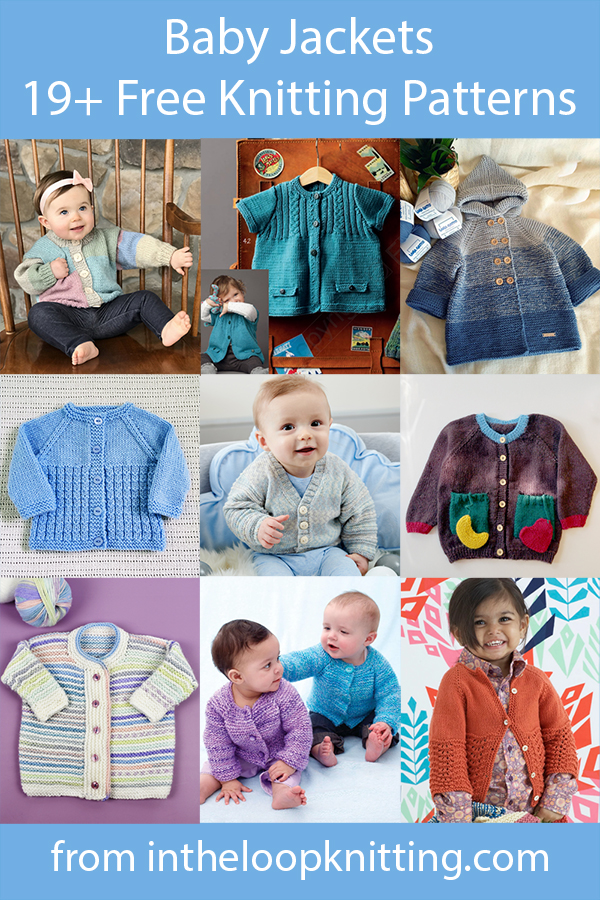  Knitting patterns for baby cardigans including sweaters knit with garter stitch, in one piece, and more. Most patterns are free.