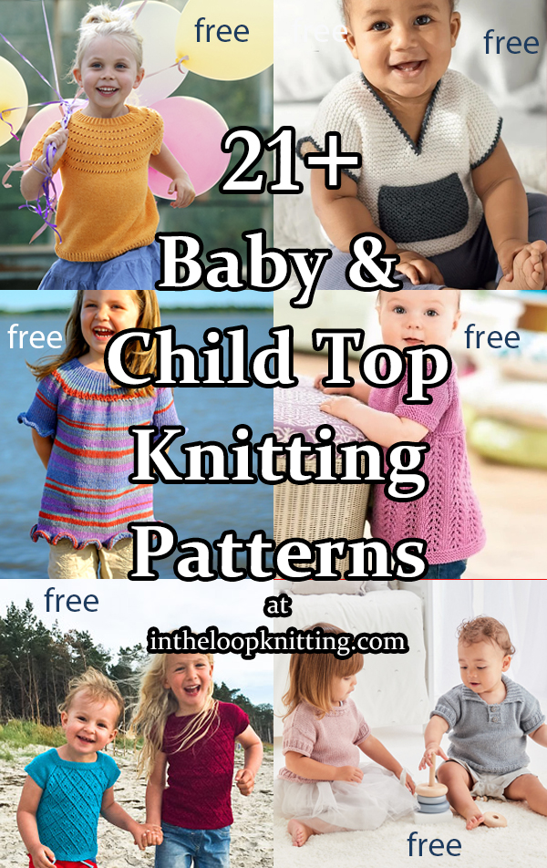 Child Top Knitting Patterns