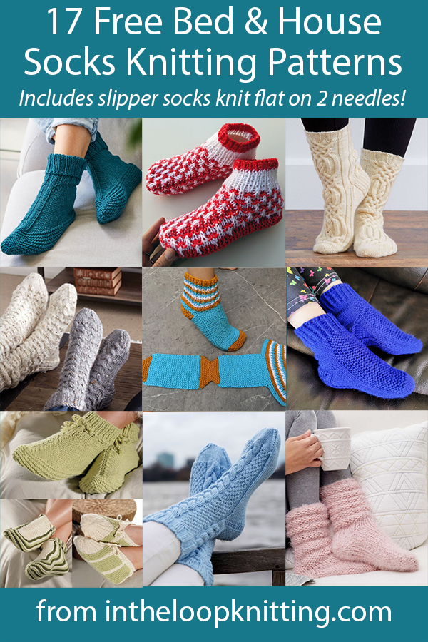 Bed Socks Knitting Patterns