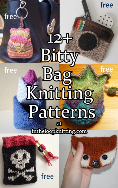 Bag, Purse and Tote Free Knitting Patterns- In the Loop Knitting