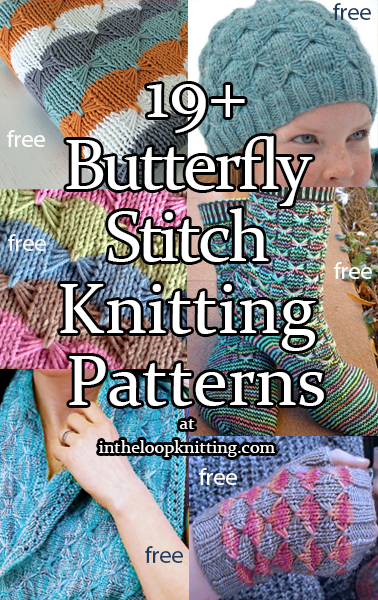 Butterfly Stitch Knitting Patterns