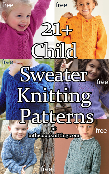 Child Sweater Knitting Patterns - In the Loop Knitting