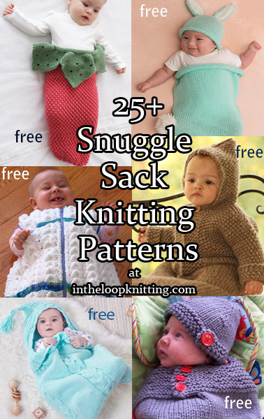 The Sheep Crochet Snuggle Sack Easy crochet pattern
