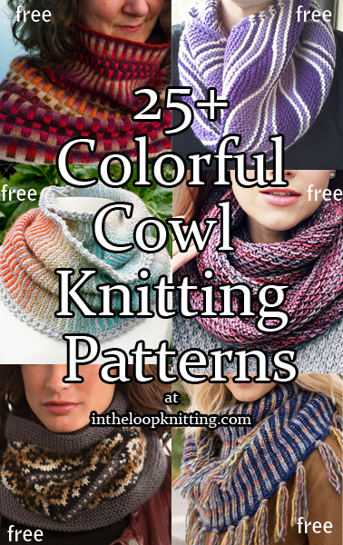 Colorful Neckwarmer Knitting Patterns