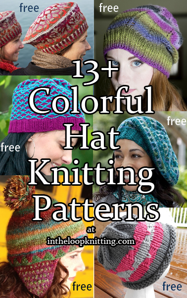 Colorful Hat Knitting Patterns