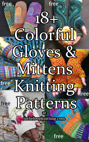 free pattern for knitting mittens with 2 needles