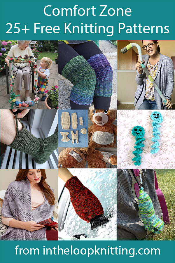 Comfort Knitting Patterns. Knitting patterns for those who need a little extra comfort in their lives.