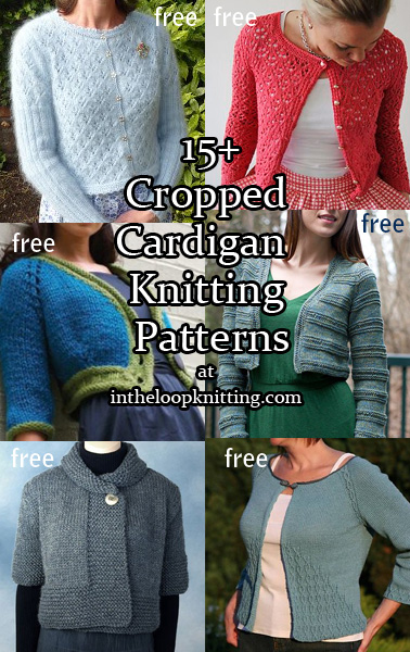 Cropped Cardigan Knitting Patterns