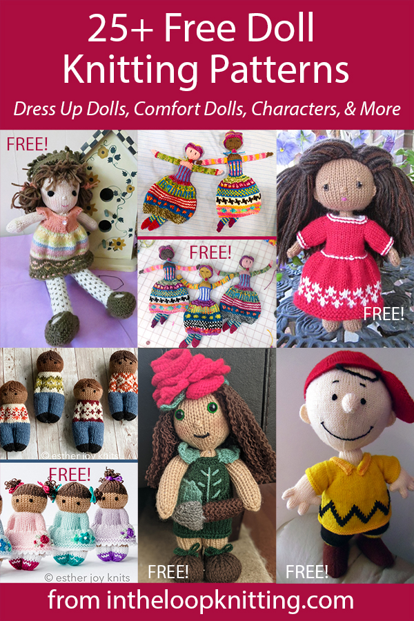 Doll Knitting Patterns- In the Loop Knitting