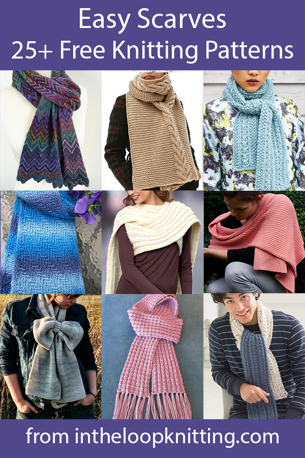 Easy Scarf Knitting Patterns