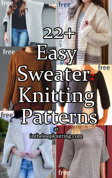 Easy Cardigan Knitting Patterns In The Loop Knitting