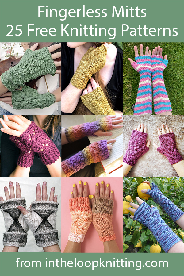 Fingerless Mitts and Gloves. Romantic, dramatic, cozy, practical! These fingerless mitt patterns are great for keeping hands warm, fashionable, and free for texting! Plus they make unique but quick gifts. Most patterns for free. 