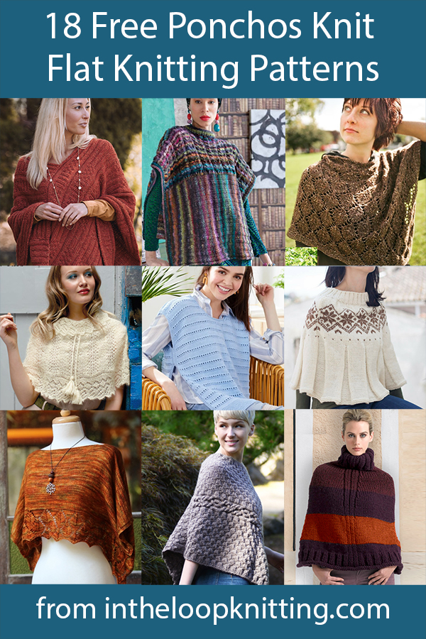 Free easy poncho knitting patterns. Many of the patterns are free. Updated 11/13/23