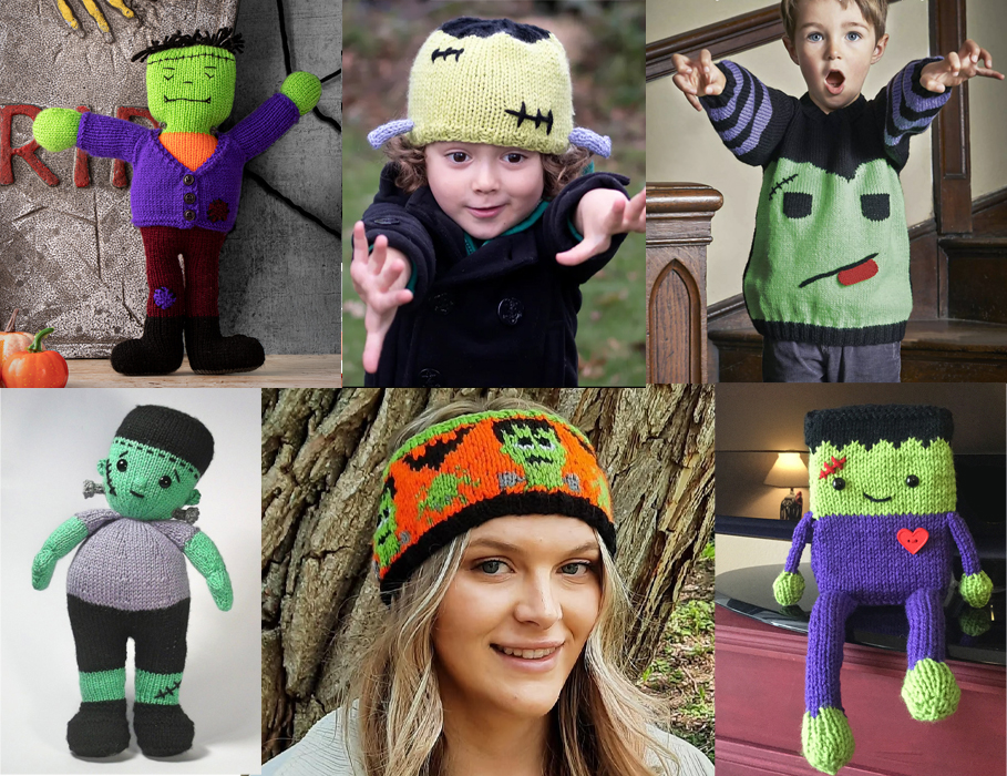 Free knitting patterns for Halloween decorations 