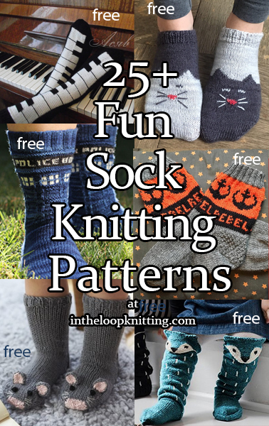 Fun Sock Knitting Patterns - In the Loop Knitting
