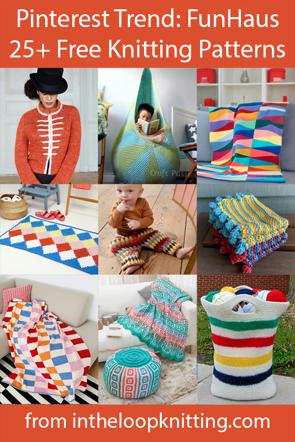 Pinterest Trend FunHaus Knitting Patterns