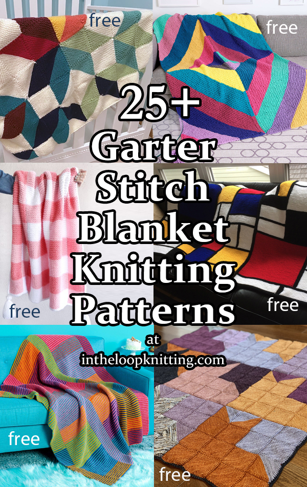 Garter Stitch Blanket Knitting Patterns