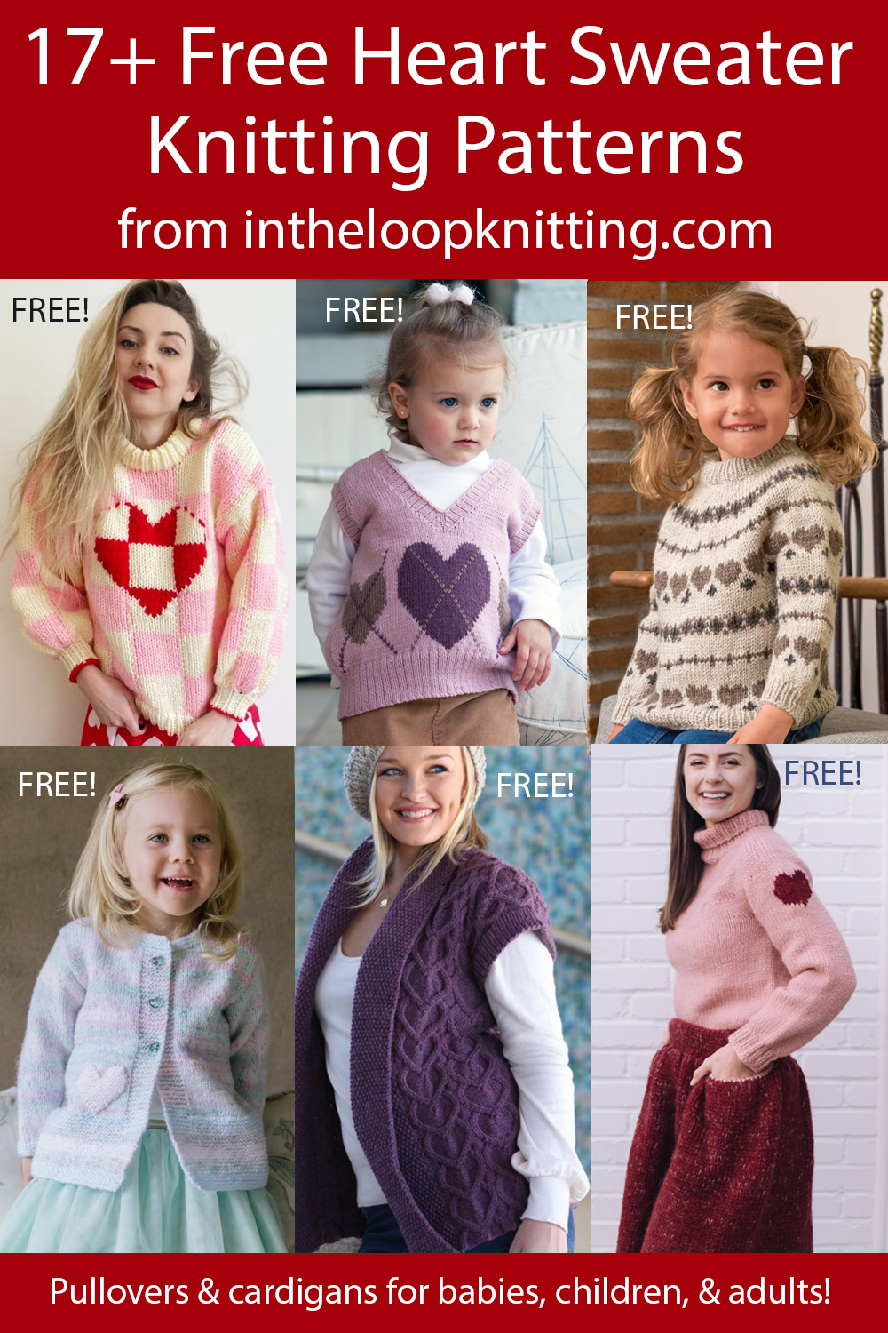 Heart Sweater Knitting Patterns