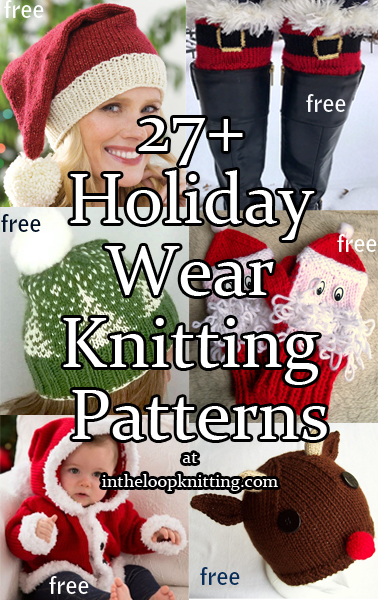 Holiday Wear Knitting Patterns