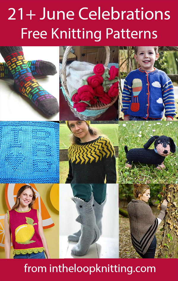 June Celebrations Knitting Patterns