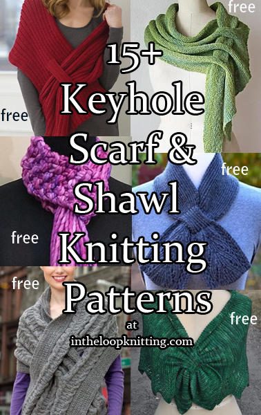 Keyhole Scarf Knitting Patterns