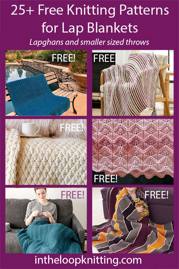 Lap Blanket Knitting Patterns. Most patterns are free.