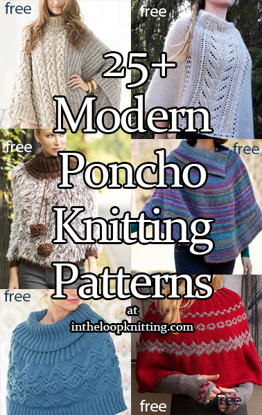 Modern Poncho Knitting Patterns