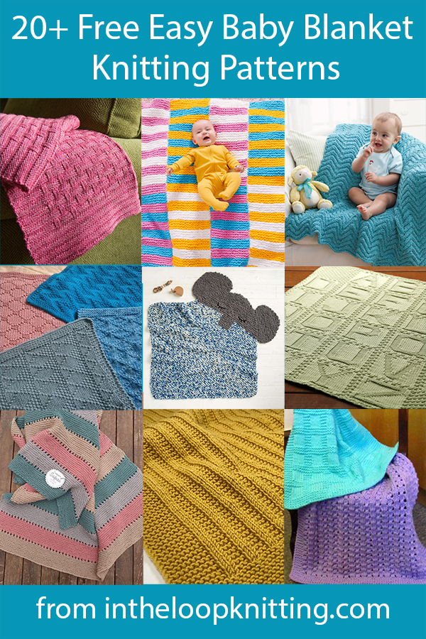 Free knitting patterns for easy baby blankets. Most patterns are free. Most patterns are free.